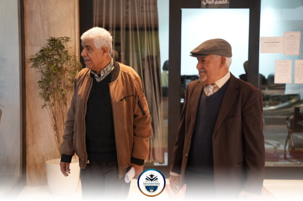 استقبال البروفيسور جمعه الحاسي، أستاذ علم المحاسبة بالجامعات الليبية